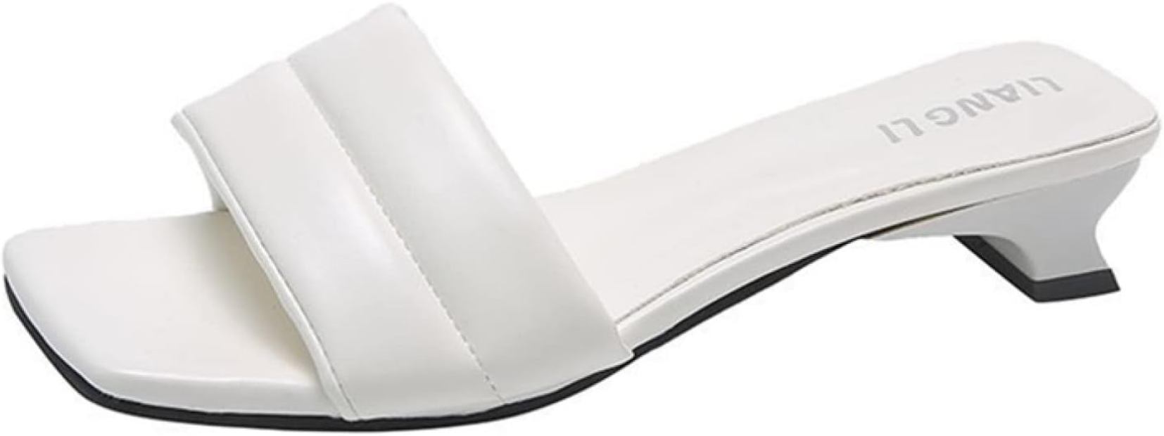 ミュール サンダル レディース つっかけ 太ヒール チャンキーヒール かかとなし ローヒール 3E 歩きやすい カジュアル きれいめ おしゃれ オフィス 春 夏 スクエアトゥ オフィスサンダル 走れる