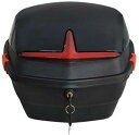 バイク用 リアボックス 37cm×38cm×28cm トップケース?バイクボックス?バイク用ボックス?収納?大容量?頑丈?耐衝撃 防水 着脱可能式?原付?スクーター?着脱簡単?フルフェイス収納可能?ヘ