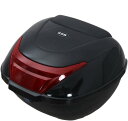 バイク用 リアボックス 35cm×30cm×26cm トップケース?バイクボックス?バイク用ボックス?収納?着脱可能式?大容量?防水防塵?頑丈?耐衝撃?原付?スクーター?着脱簡単?フルフェイス収納可能