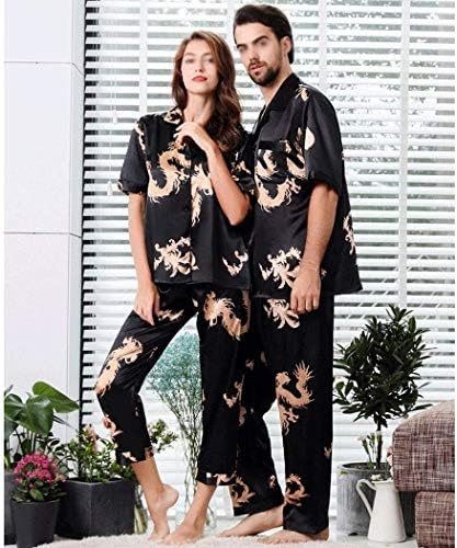 購入15％-30%OFF パジャマ 女性 Vネック 半袖 ルームウェア カップル 夏 ペアルック 半袖 部屋着 ペアパジャマ 男女セット おしゃれ 結婚プレゼント 恋人 夫婦