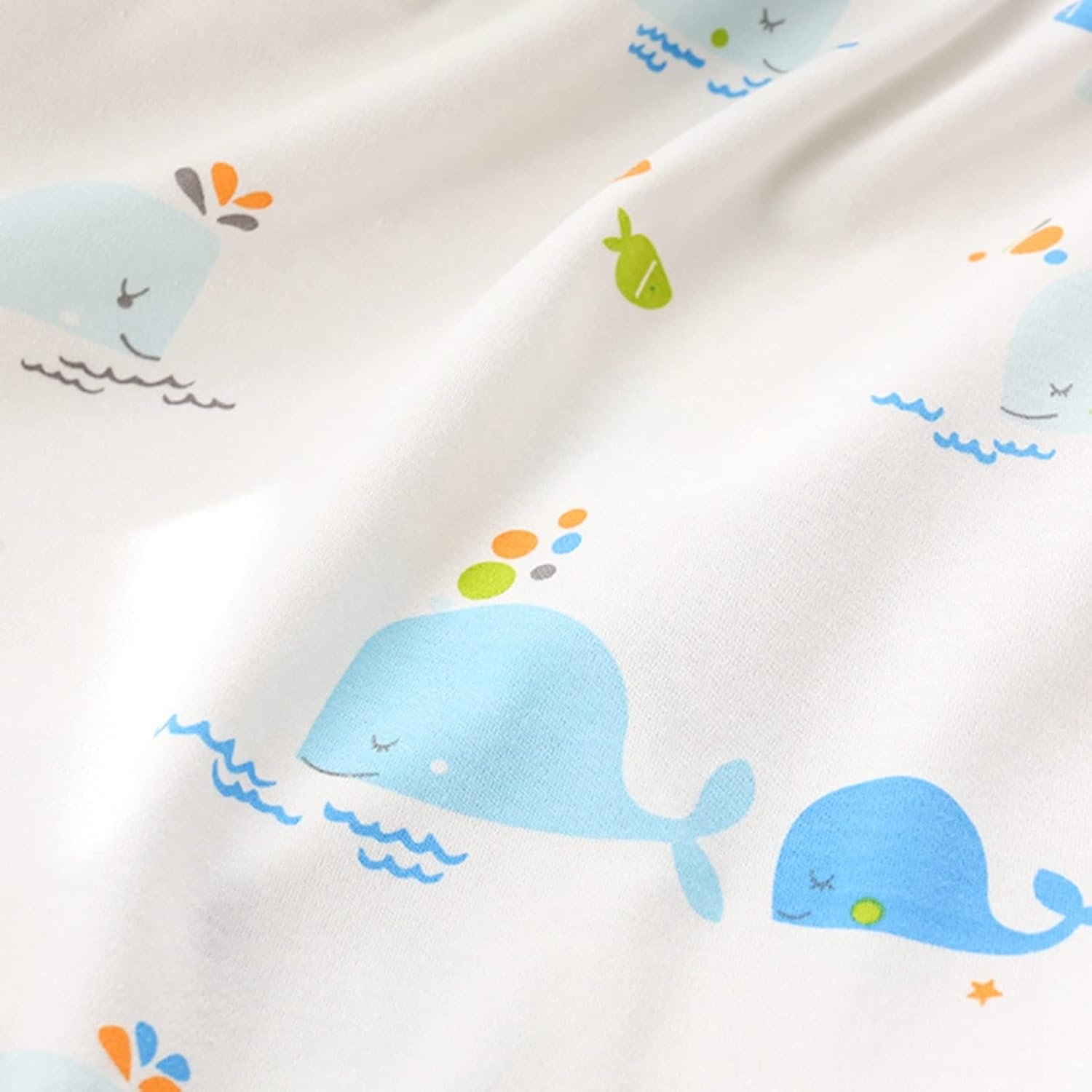 生地 無地 綿100% カートゥーン かわいい プリント 185*100cm コットン 柔らかい 吸汗 通気 快適 Tシャ..