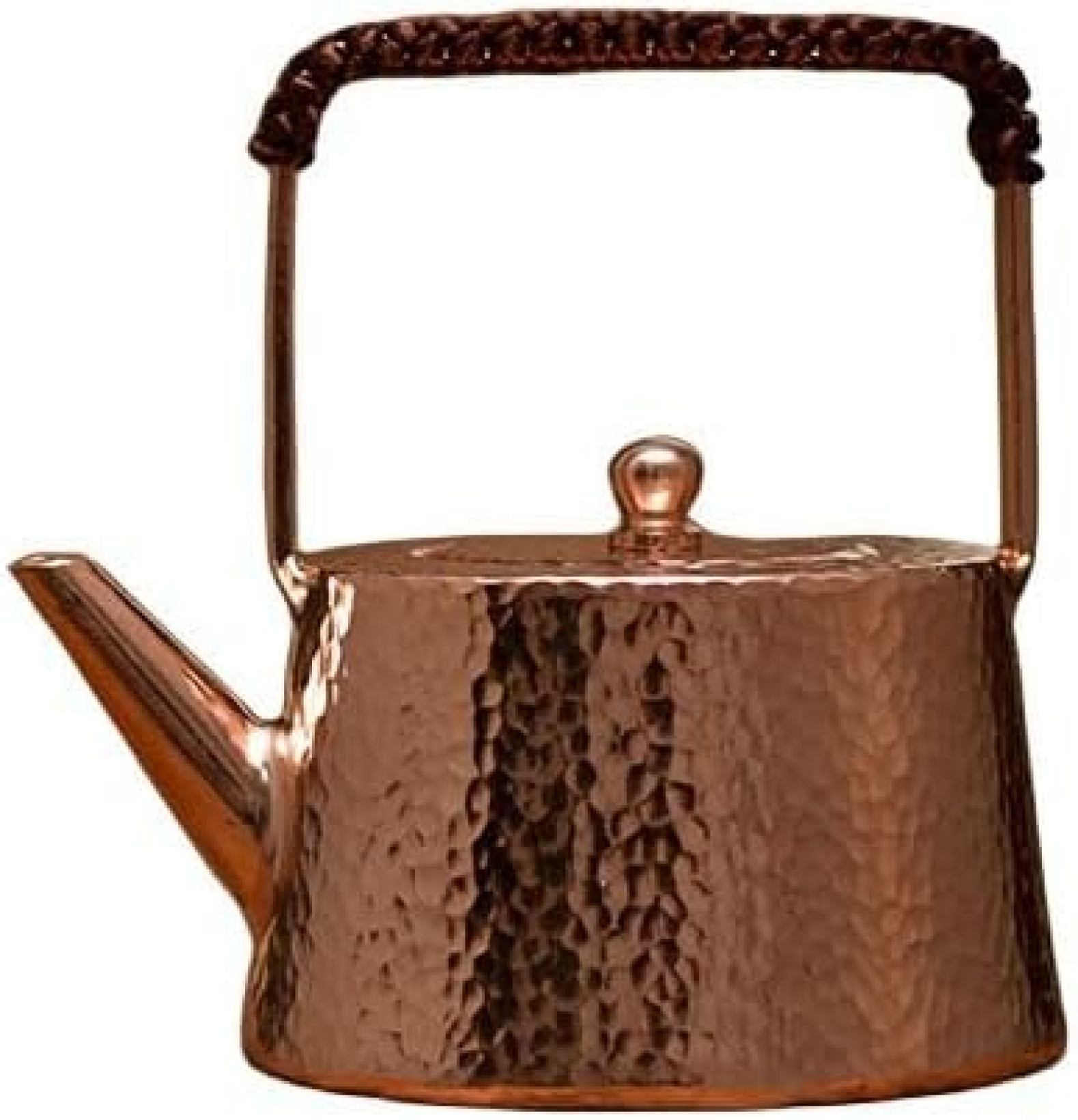 銅製のやかん 叩いた銅製 やかん ファッションティーポット 手作りティーポットティーポットハンマーク..