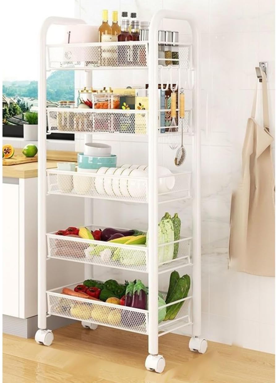 キッチンワゴン 収納ワゴン キャスターワゴン 収納カート 1 キッチンカート オフィスワゴン 隙間 デスク下 洗濯室収納 調味料ワゴン ベビーワゴン バスケット キッチンラック キャスターラック 収納