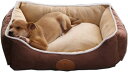 ペットベッド 耐噛み カバー外し可能 耐噛み コンフォート 犬用 小型犬 70*60*22 弾力 通年タイプ 四季用 コーヒー色 オールシーズン オシャレ ぐっ...
