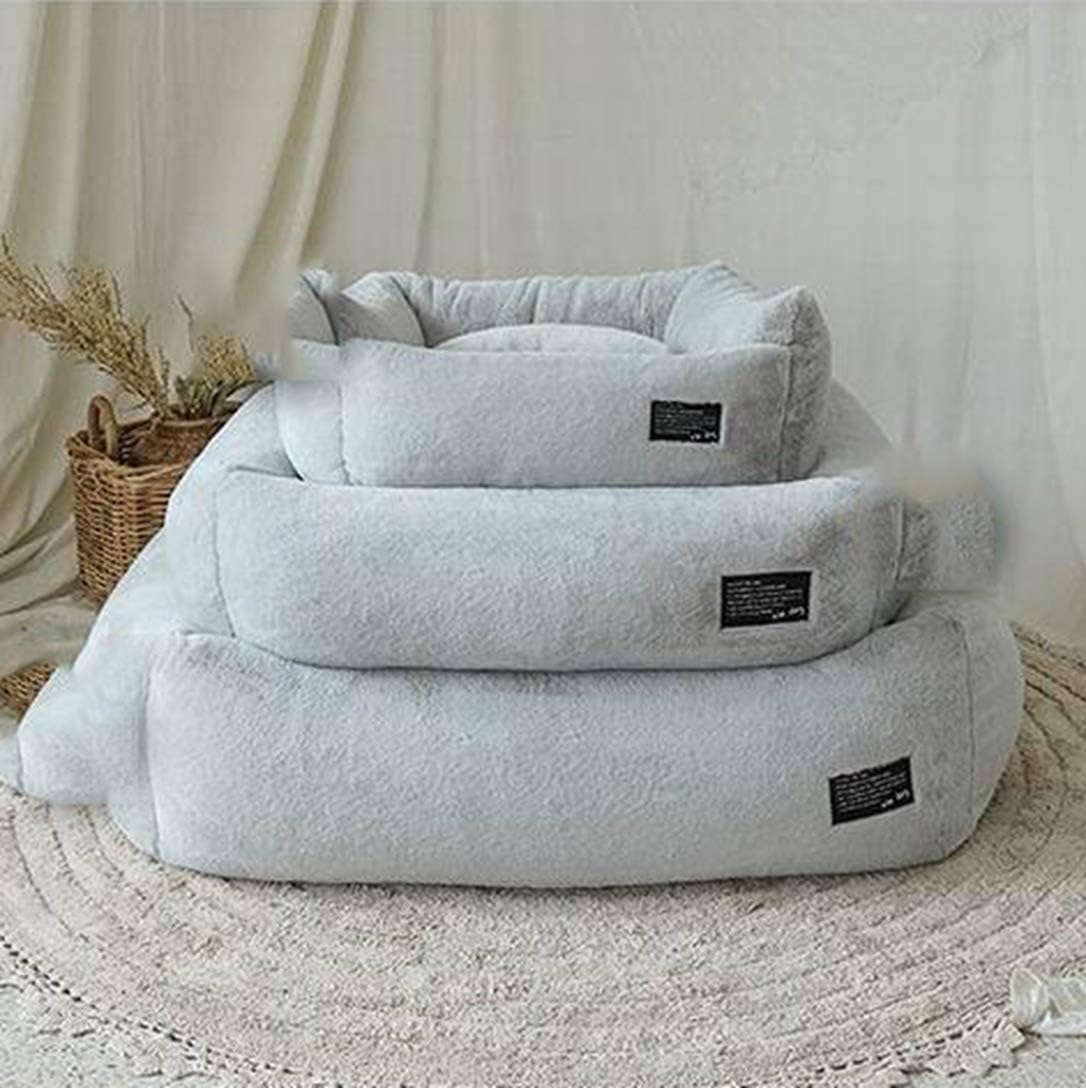 ペットベッド マット型 室内用 暖かい オールシーズン ふわふわ 猫用 おしゃれ 洗える 折りたたみ可 寝..