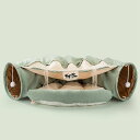 猫のベッド 暖かい トンネル型 柔らかい ベッド おもちゃ 両用 小型犬 多機能 冬用 洗える 室内用 洗える 猫ハウス ふわふわ キャットハウス 可愛い 厚み...