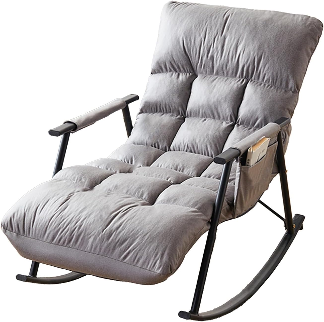 リクライニングチェア 5段階調節 角度調節 インフィニティチェア 一人掛け ふわふわとした生地 揺れる椅子 通気性あり 簡単組立 おしゃれ ゆったり ゼログラビティーチェア 頑丈 幅60×奥行96×高