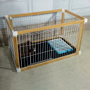 ペットサークル 屋根付き 犬ペットゲージ ペットサークル 室内 犬 サークル 木製風 小型犬 室内サークル 簡単組立 犬向けケージ 中型犬用 室内ケージ 小型犬...
