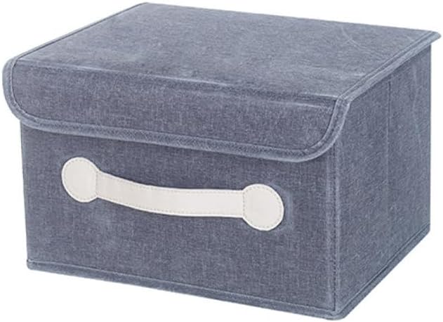 GOTO funny 楽天市場店の収納ボックス 布 取っ手 38*25*25 おもちゃ収納 シンプル 収納ケース ふた付き 蓋付き 整理 衣類 小物 おしゃれ 折り畳み式 フタ付き 収納ボックス 積み重ね可能 持ち手付き ふた付き収納｜アングル3