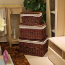 フタ付きバスケット ストレージ おもちゃ箱 収納 43*26*24 バスケット カゴ ランドリー かご タオル収納 ふた付き 収納ボックス ふたつき 蓋付き おしゃれ 北欧 小さい 小物入れ 蓋つき