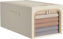 収納BOX フタ付き 様式3 収納ボックス おしゃれ 衣類収納 35*47*30 整理 衣替え おもちゃ箱 折りたたみ 積み重ね 蓋付き収納ボックス クローゼット収納 押し入れ 衣類収納ケース 衣装ケ