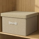 ふた付き収納ボックス 折りたたみ フタ付き 収納 収納用品 クローゼット収納 ストレージボックス 収納BOX 衣類収納ボックス おしゃれ 小物収納 押入れ収納 ...