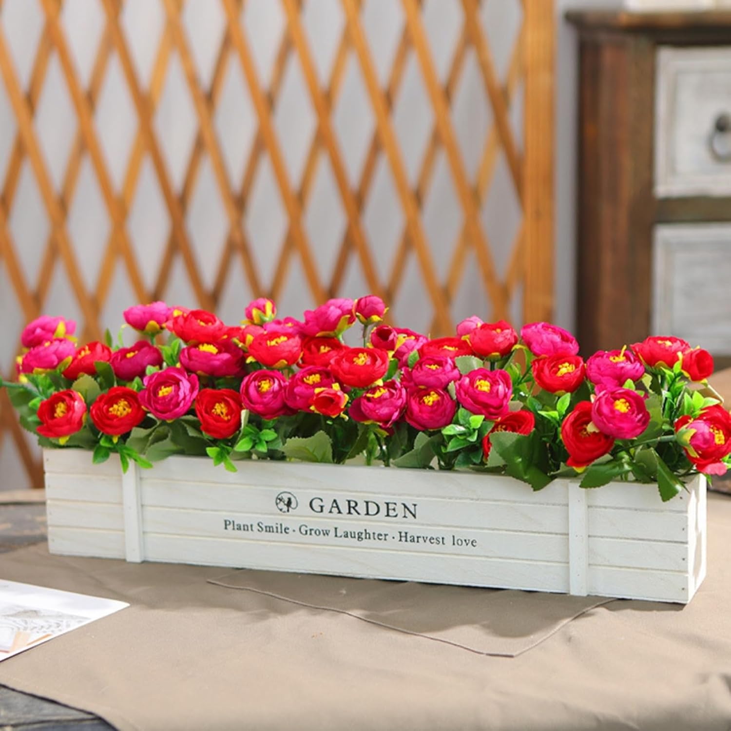 造花セット カスミソウ 絹花の花束 柵付き 人工観葉植物 キレイ フェイクフラワー ブーケ 枯れない花 インテリア 室内室外 オフィス 結婚式 写真撮影 部屋飾り 置物 新生活お祝い 母の日ギフト プ