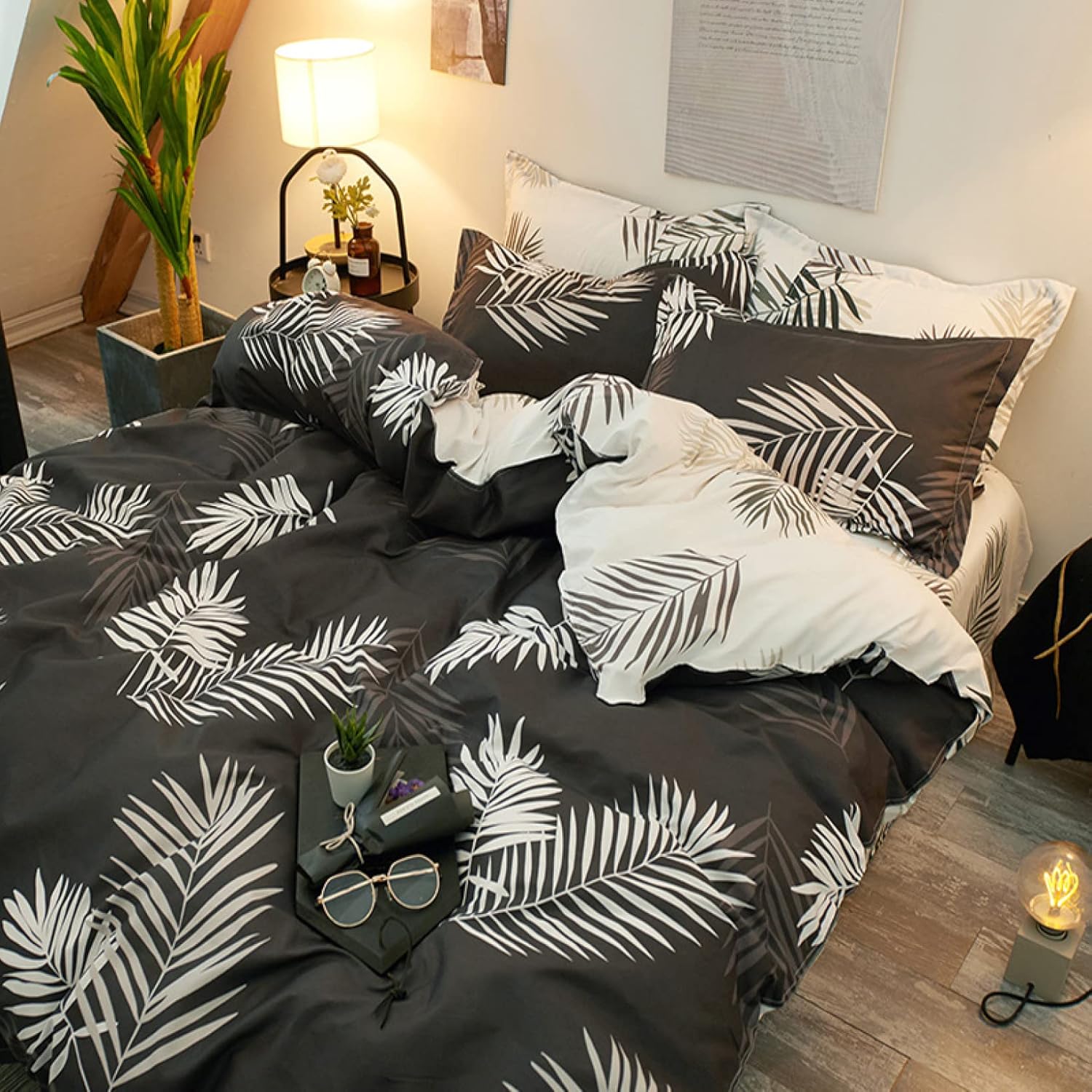 布団カバー4点セット 1.8m 180×220cm セミダブル 柔らかい 掛け布団カバー 枕カバー 寝具カバーセット ..