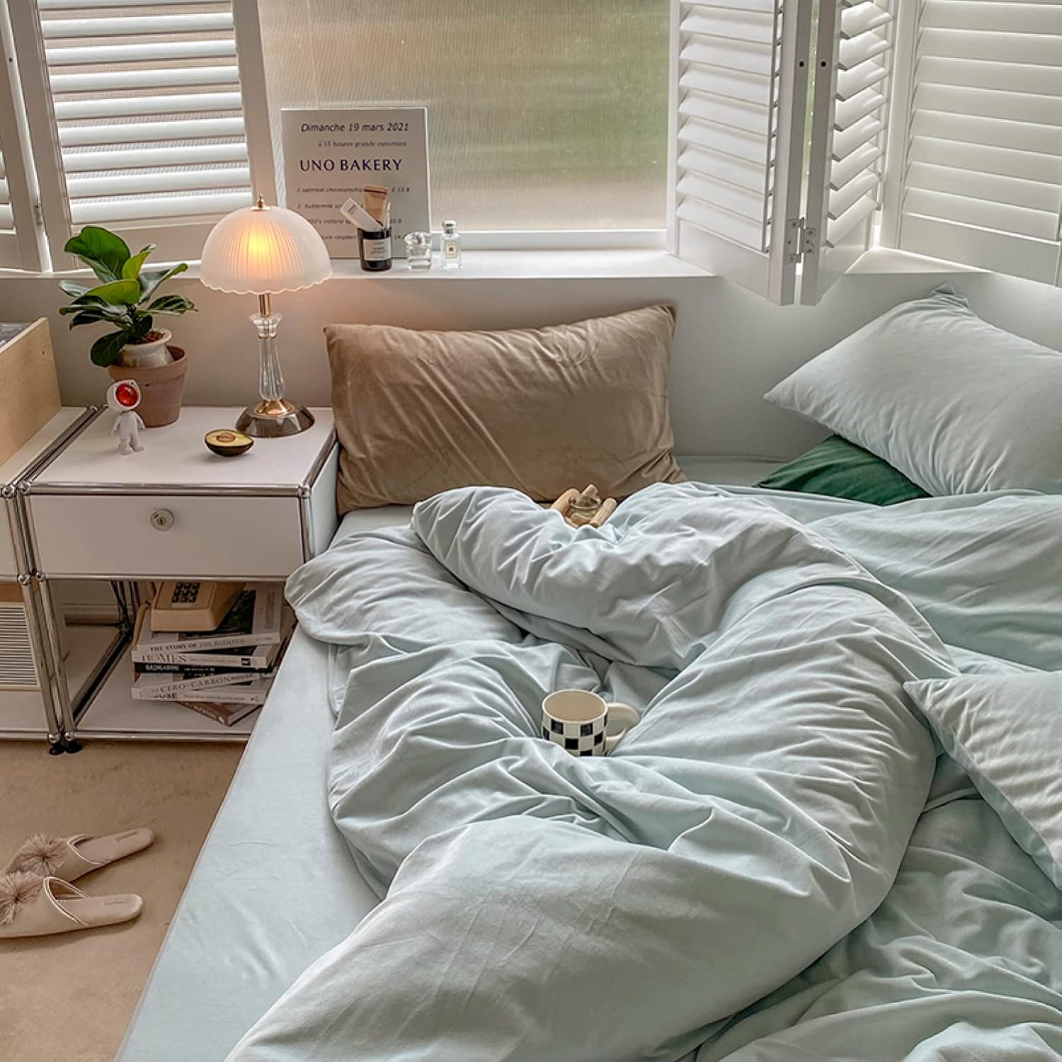 掛け布団カバーセット 冬 セミダブル 寝具カバーセット 4点 1.8m 200×230cm ふわふわ かわいい 和式 洋..