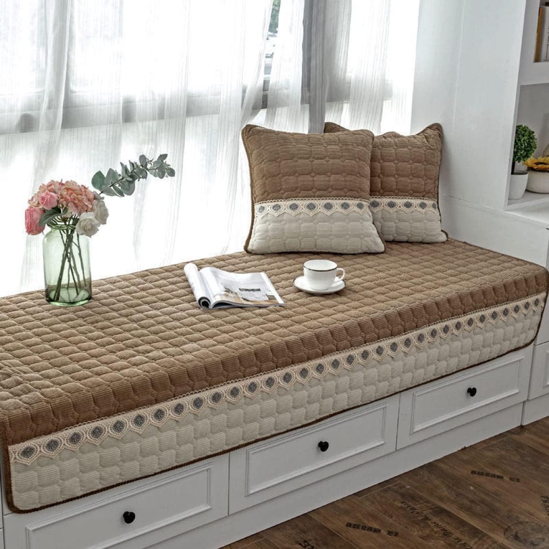 長い座布団 おしゃれ 高反発 洗える クッション ソファパッド 長座布団 北欧風 滑り止め ふわふわ 柔ら..