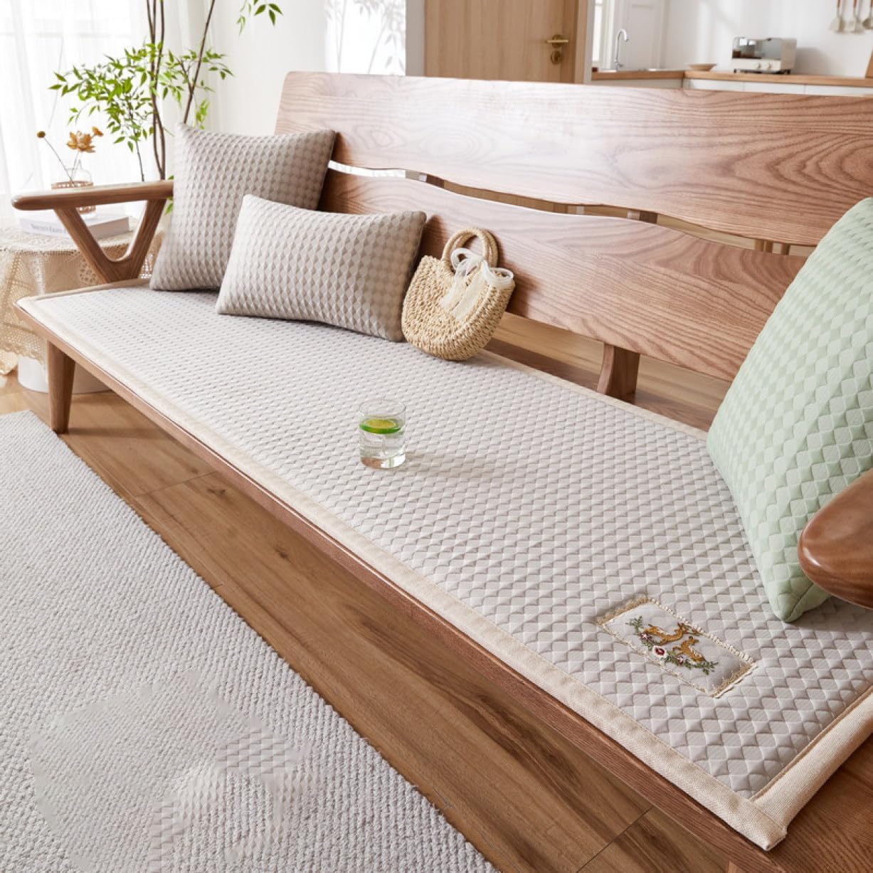 ソファパッド クッション コーヒー 座布団 長座布団 洗える 折り畳み 敷パット おしゃれ 北欧 シンプル..