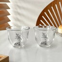 2個 ウィスキーグラス クリスタルガラス 60ml ティーカップ おしゃれ ドリンク カクテル コニャック ブランデー プレゼント 敬老の日 退職祝い ラム酒 ...