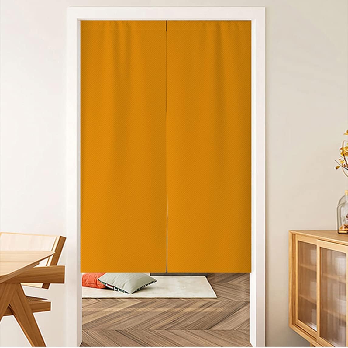 のれん 無地 厚手 間仕切り 脱衣所 ドアカーテン 爽やか 新生活 収納 カラー 見えにくい A65*90cm おもしろい 和風 ロッドを送る 柔らかい 着替え室 夏 母の日 押し入れ 本棚 ロングカ