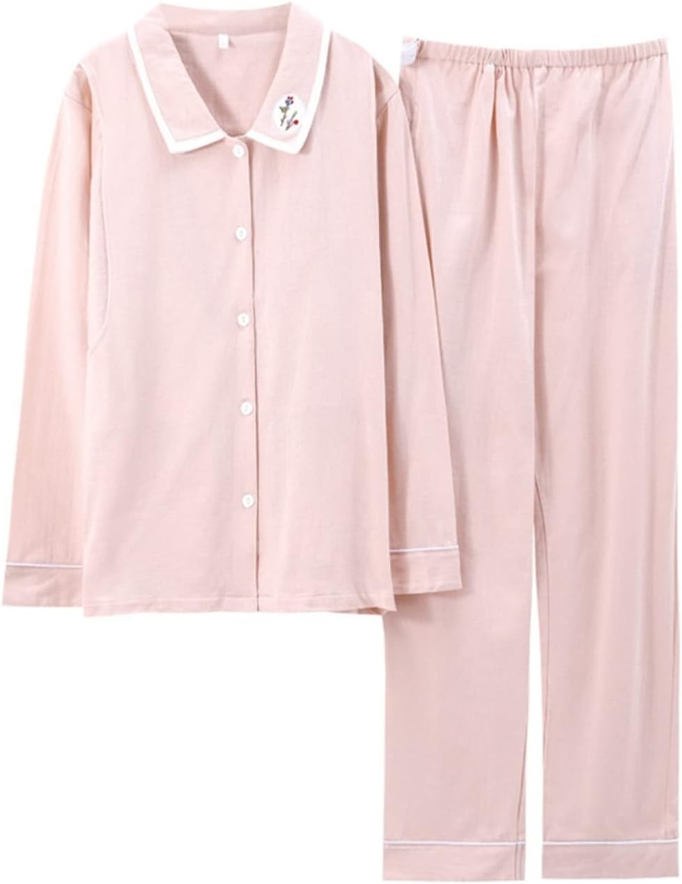 　　　 ◆◇◆売れている秘密◆◇◆ コットン100％ふんわり柔らかで肌への負担も少なく、乾燥肌など、肌が敏感な人にオススメいたします。吸水性と通気性が抜群ですので、乾いた状態を保ち、風邪を引かないようにします。 産前産後まで長く使えるマタニティパジャマです。お腹のふくらみに合わせてウエストサイズが調節できる便利なアジャスター付きで、産前産後の長い期間ご着用いただけます。ズボンの両側には各一つポケットのデザインがあり、小物の収納には便利です。 隠しの授乳口付き、授乳のことは恥ずかしくない、母乳育児することは易くなります。 精密の製造工芸にこだわって、細かく処理されて出来上がった上品のパジャマです。おしゃれなデザイン、産前産後にも美しく保ちます。 入院用にも着替えがしやすく最適な前開きタイプです。 　　　◆◇◆注意事項◆◇◆ご覧のモニターの環境、撮影環境により実物と色味が異なって見える場合がございます。湿った状態で他のものと擦り合わせると色が移る恐れがあります。濃色品の洗濯時は、白色、淡色と分けて洗ってください。説明 商品紹介 メイン素 材：綿　100％ サイズ：M、L、XL、2XL 商品内容：上下セット：長ズボン+長袖(※他は商品に含まれません） 着替えがしやすく診察にも最適な前開きタイプです。 お腹のふくらみに合わせてウエストサイズが調節できる便利なアジャスター付きで、産前産後の長い期間ご着用いただけます。 両サイドに隠しの授乳口があります。授乳のことは易くなります。 ご注意 ◆ 簡易な包装でお送りいたします。 ◆ 発送上の状態によって商品がシワになる場合がございます。予めご了承くださいませ。 ◆ サイズは平置き手採寸サイズとなりますので測り方により2〜3cmの誤差が出る場合がございます。 ◆ 糸の継ぎ目や多少のほつれなどが生じる場合がございますが品質上の問題がございませんので何卒ご了承くださいませ。 ◆ この商品は当店他の店舗でも販売しております。在庫数の更新は随時行っておりますが、お買い上げいただいた商品が、品切れになってしまうこともございます。 その場合、お客様には必ず連絡をいたしますが、万が一入荷予定がない場合は、キャンセルさせていただく場合もございますことをあらかじめご了承ください。 ※商品につきましては、事前にクオリティチェックを行った上で発送させて頂いておりますが、万が一不良がございましたらお手数をおかけいたしますが、弊店のメールアドレスにご連絡お願いいたします。