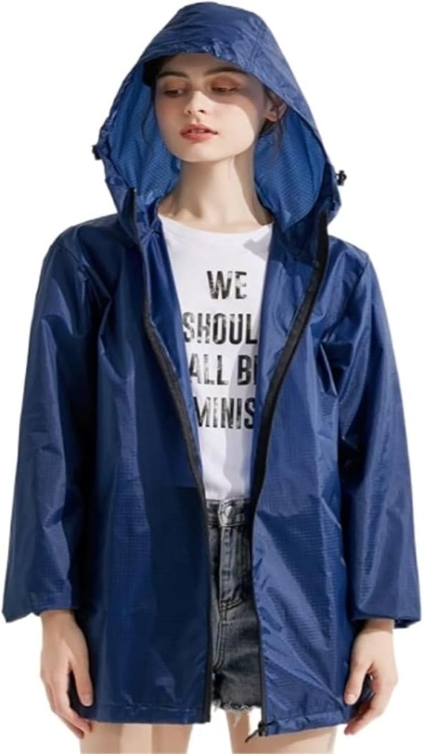 レインコートレインウェアレインスーツ 大人用ユニバーサルポータブルソリッドカラーショートレインコート屋外ランニングサイクリング用 レインコート レディースメンズ