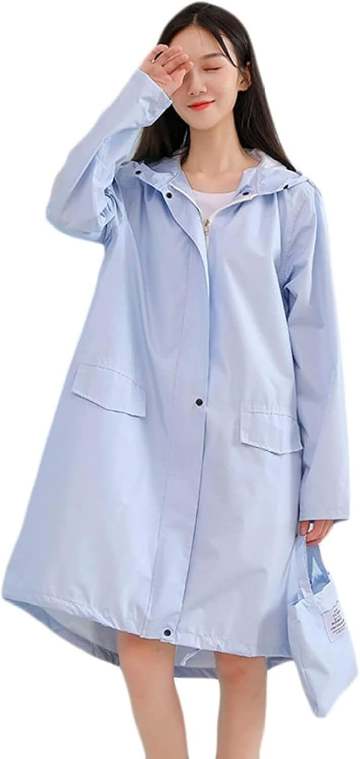レインコート レディース レインウェアト 通学 自転車用 ロング丈 かっぱ メンズ 雨合羽 アウトドア ポンチョ 雨の日 合羽 ポケット付き 台風 収納袋付き ...
