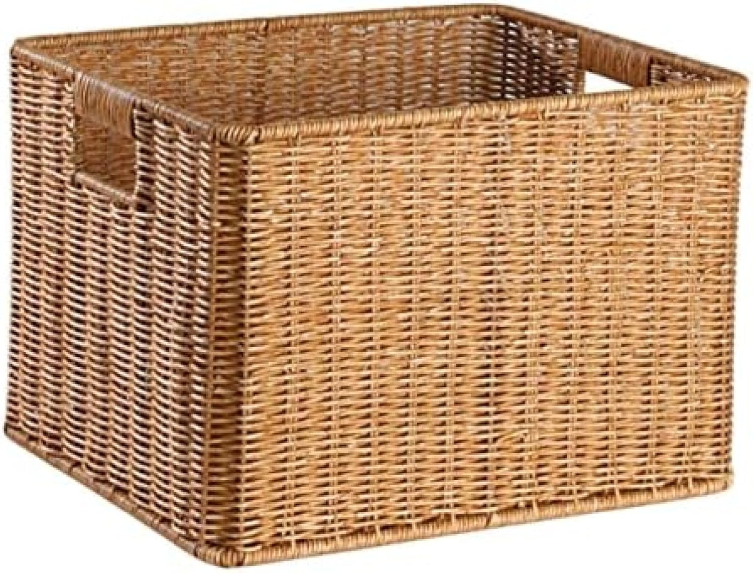収納ボックス 籐製 収納バスケット 籐かご 卓上収納 雑貨収納 雑物 柳のつる 天然素材 方形 入浴かご ..