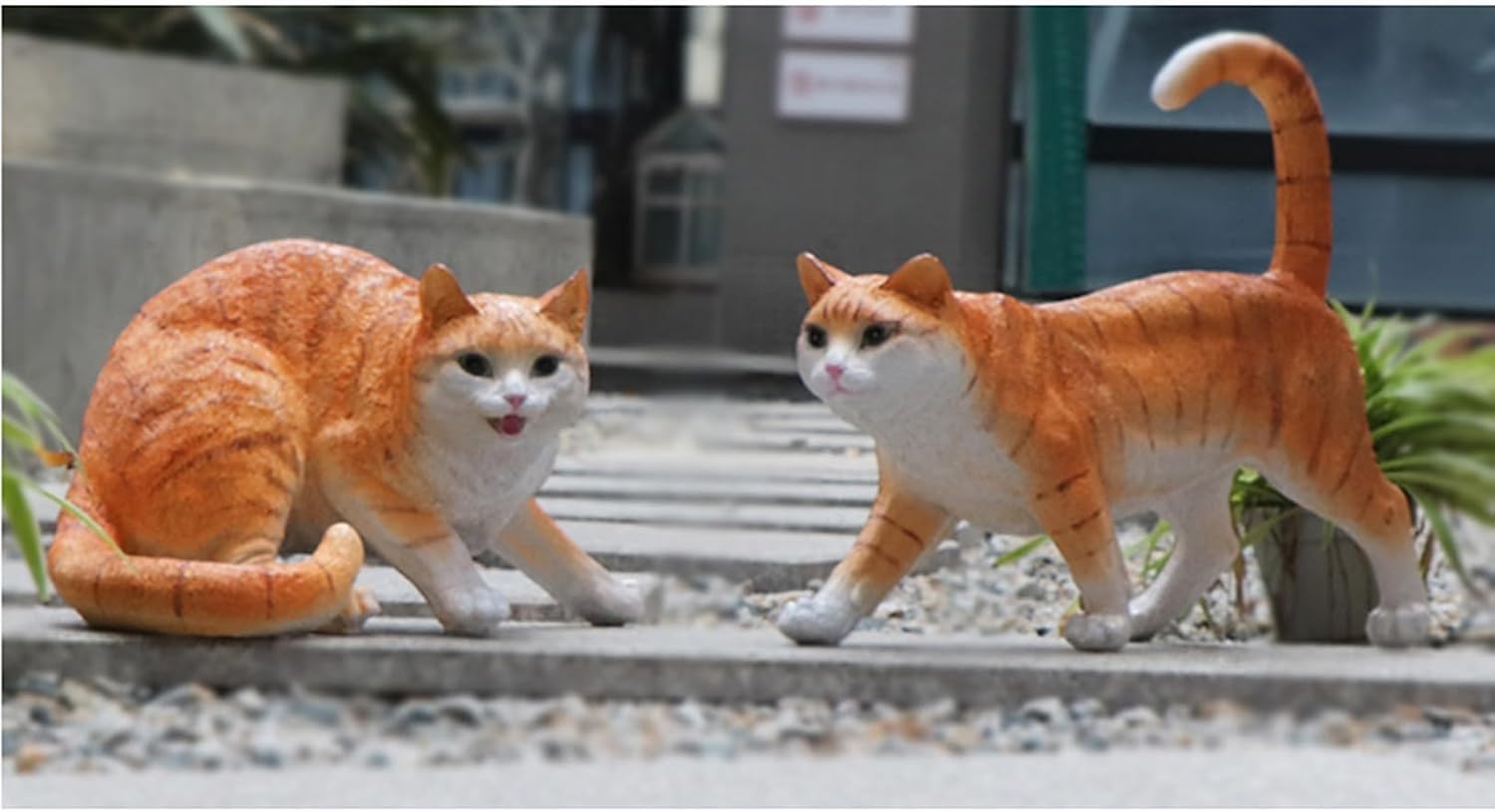 猫 ガーデニング 置物 オブジェ ガーデン オーナメント 動物 雑貨 誕生日プレゼント 様式2 ギフト かわいい 癒しグッズ 部屋装飾品 インテリア おしゃれ カントリー雑貨 F アウトドア デコレー - 3