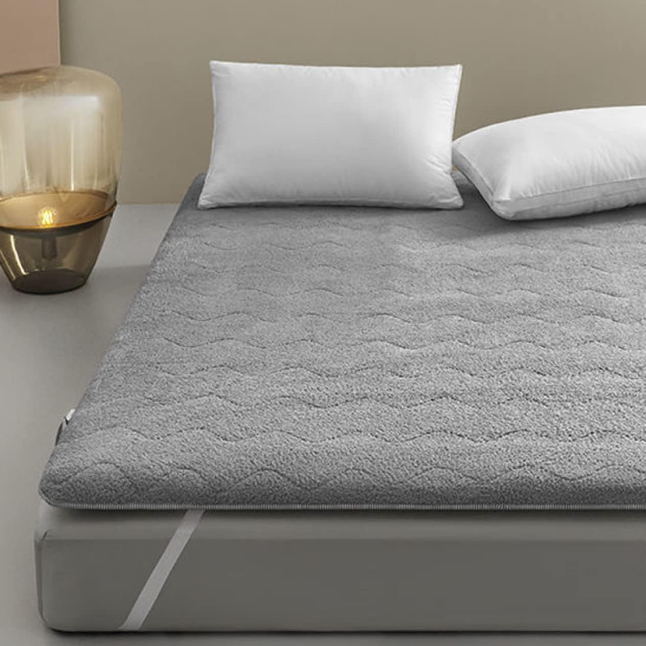 厚手 敷きパッド シングル 吸汗保温 ベッドパッド セミダブル 秋冬 良いクッション性 マットレスカバー..