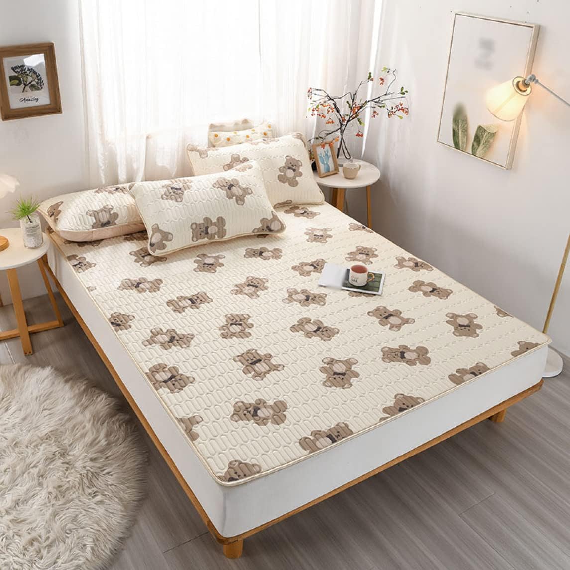 敷きパッド シングル ひんやり 150*200cm 冷感 毛玉になりにくい 夏用 ベッドパッド お昼寝敷きパッド ..