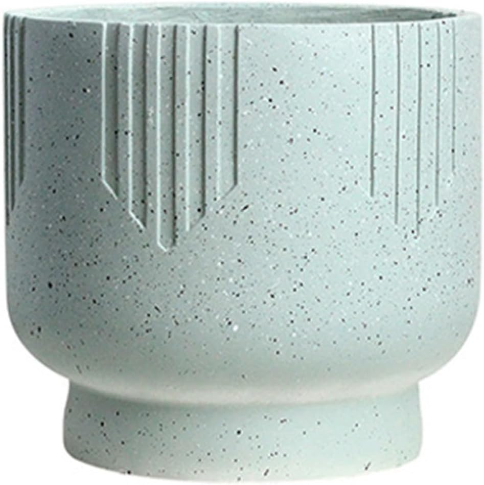 観葉植物植木鉢 受け皿付き セメント鉢 鉢植え 園芸用品 アンティーク 紫陽花用の鉢 セメント鉢 ガーデ..