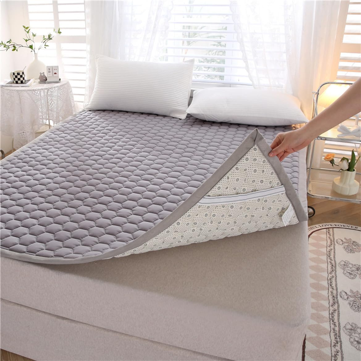 シーツパッド ベッドパッド カラー9 シングル 肌あたり優しい 柔らかい ベッド敷きパッド ダブル 120*2..