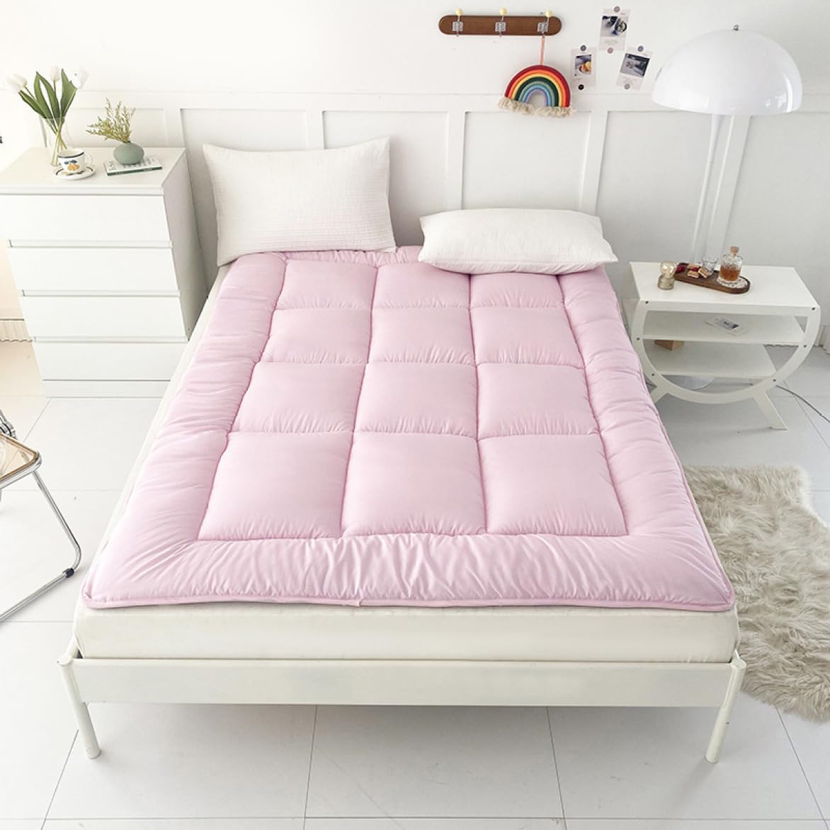 敷きパッド シングル ベッドパッド ダブル キルティング ズレにくい 200*220 厚手 抗菌 防臭 防ダニ 敷..