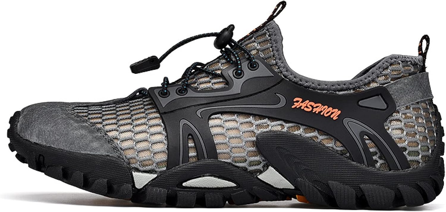 メンズ トレッキングシューズ 通気 軽量 カジュアル アウトドアシューズ 大きいサイズ 防水 滑り止め ..