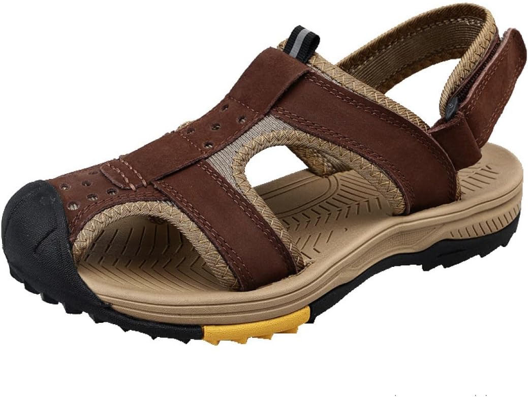 スポーツサンダル メンズ 水陸両用 通気性 アウトドア 釣り ウォーキング サンダル 屈曲性 耐磨耗 滑り..