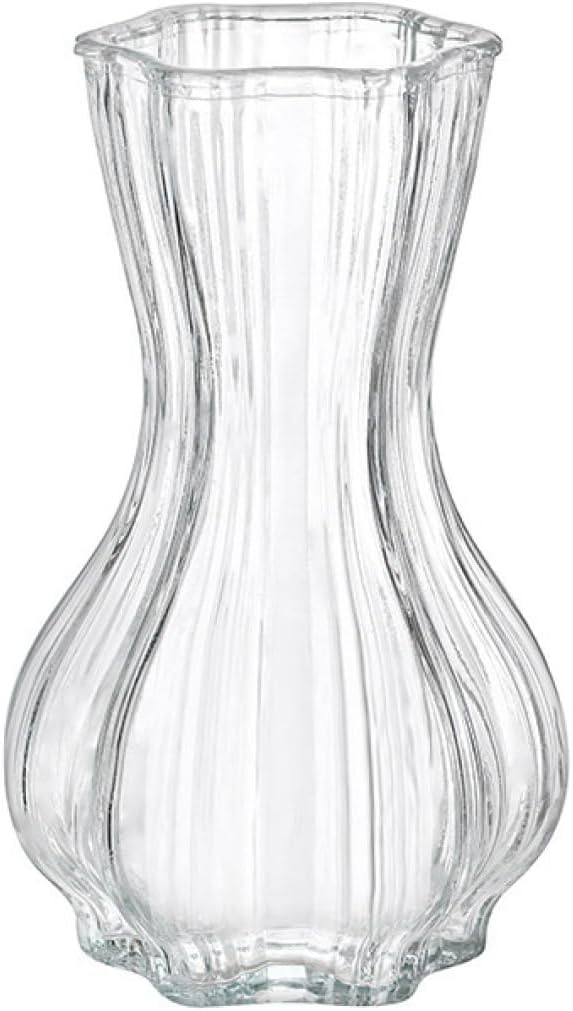 花瓶 ガラス ミニ 花器 かびん フラワーベース ガラスボトル クリア グラデーション おしゃれ ガラス花瓶 大 H20.5cm 北欧 モダン ins映え インテリア飾り 結婚式 飾り クリスマス ギ