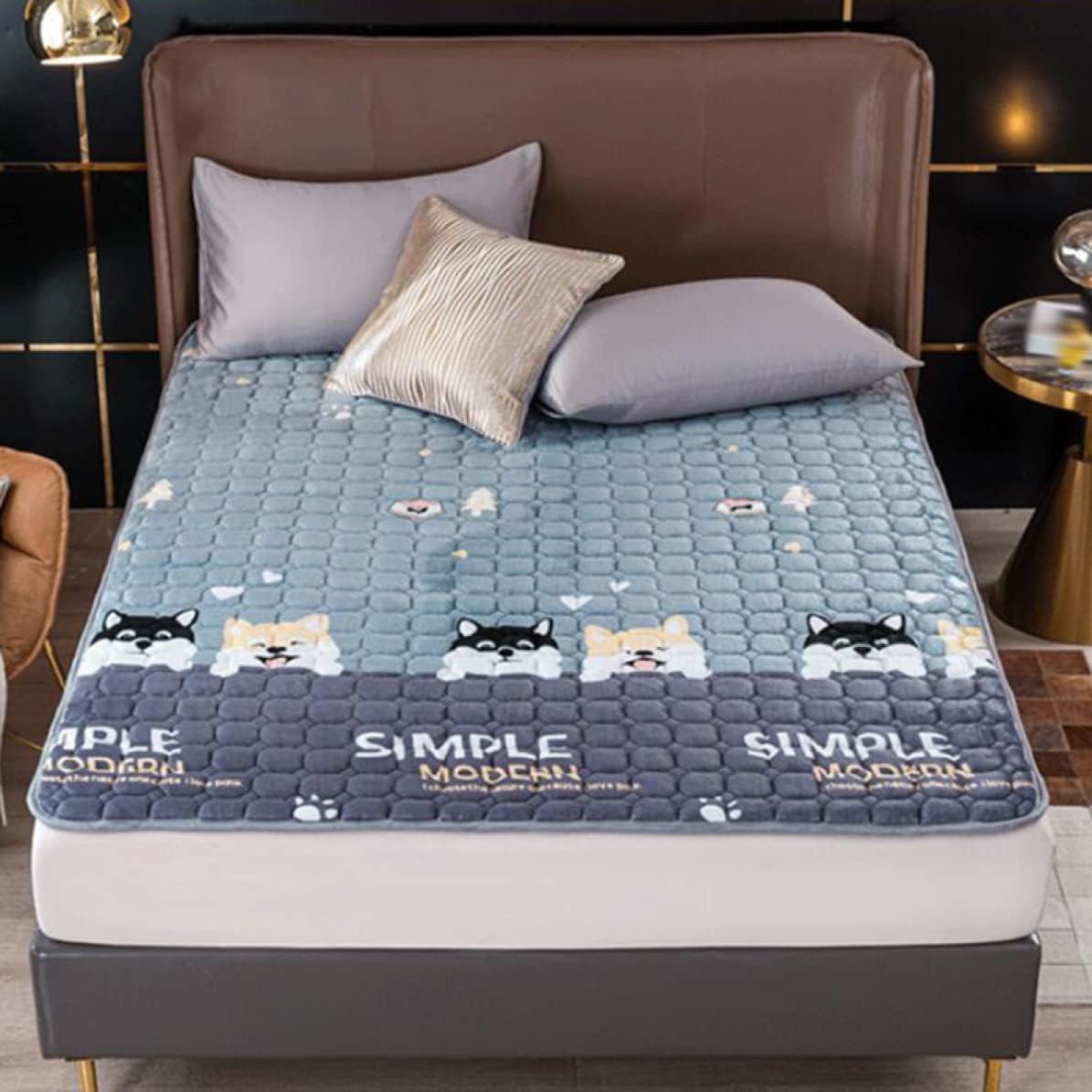 敷きパッド 敷パット 敷毛布 ベッドパット あったか寝具 あったかい 防寒 蓄熱 軽量 タイプ01 無地 丸..