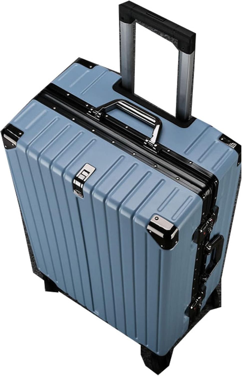 　　　 ◆◇◆売れている秘密◆◇◆ 【バッグ仕様】：Lサイズ：41cm×27cm×66cm、6-8泊に似合います、収納可能サイズ：65L、メイン素材：ABS樹脂とPCでの混合素材。超軽量で収納便利、初心者の方から旅慣れた方まで幅広くご利用頂けるスーツケースです。男女兼用のキャリーケースです。 【高品質素材】：ABS樹脂+PC耐衝撃材を採用し、耐衝撃性に優れた上、高弾性で、変形しにくい。ボディーの粘り強さと荷重レベルを高めるとともに、超軽量のキャリーバッグと頑丈なボディーの完璧な統一を実現しました。エンボス加工、傷つきにくい。また衝撃に強いコーナーパッド付きで、移動時の衝撃や、受託手荷物扱い時などの衝撃から大切な荷物を守ります。携帯便利、女性でも楽々に持ち出かける人気なキャリーケースです。 【TSAロック付き】：海外旅行には欠かせない世界基準のダイヤル方式のTSAロックを採用しています、より安全で便利です。米国をはじめ、世界各地の空港で荷物を預ける際に鍵をかけたまま預けることができるTSAロックを採用しています。暗証番号式だから鍵をなくすリスクもありません。工場から出荷する時の初期パスワードは「000」です。※TSAロックの鍵は運輸保安庁の職員が所有する物で、本製品は付属しておりません。 【アルミフレーム式】：アルミフレームはリベットで固定しており、スーツケースの寿命を延ばします。ファスナー製のフレームよりも強固で、ケース内の物をしっかりと保護して崩れるのを防止します。素材の性質上、水を簡単に浸入させないことも安心できるポイントです。アルミは鉄などに比べて軽い金属であるため、その手軽さで取り扱いが楽になります。軽量さ故に、海外旅行やビジネス出張に便利です。 【三段調節キャリバー＆静かなキャスター】：アルミニウム製の超軽量のキャリバーは伸縮可能で、ご自分の身長に合わせて、スムーズな3段階調整が可能です。高弾性TPE衝撃軽減素材のキャスターを採用し、より静かで耐摩耗性も向上しています。スムーズな滑りを実現しながら、360度の自由回転もできます。耐振性に優れるデザインで、荷物を入れて凸凹な路面でもスムーズで安定した移動を可能にします。 　　　◆◇◆注意事項◆◇◆ご覧のモニターの環境、撮影環境により実物と色味が異なって見える場合がございます。湿った状態で他のものと擦り合わせると色が移る恐れがあります。濃色品の洗濯時は、白色、淡色と分けて洗ってください。説明 【商品データ】メイン素材：ABS樹脂+PCSサイズ：40L/機内持込/1-3泊Mサイズ：50L/託送必要/3-5泊Lサイズ：65L/託送必要/6-8泊工場から出荷する時の初期パスワードは「000」です。【様々なシーンで活躍】シンプルなデザインで、男女年齢問わずご利用いただきます。旅行、出張、通学、合宿、アウトドア、遠足、ショッピング、お釣り、帰省、お出かけ、スポーツ、防災用など様々なシーンで活躍できます。母の日、父の日、誕生日、卒業日など祝日で、プレゼントとしてもオススメです。【TSAロック搭載】海外旅行には欠かせない世界基準のダイヤル方式のTSAロックを採用しています、より安全で便利です。アメリカなど領土に到着する国際旅客の手荷物について、X線透視検査を行います。荷物については開封して目視チェックもあり得るため、一切施錠しないことが求められています。TSAロックならば、検査員が専用のマスターキーで開封することができるため、預け入れ時にも施錠して渡すことができるのです。※注意：本体の鍵穴はTSA職員の検査用ですので、TSAロックの鍵は運輸保安庁の職員が所有する物で、本製品は付属しておりません。【特徴】1.ABS樹脂+PC耐衝撃材を採用し、耐衝撃性に優れた上、高弾性で、変形しにくく、上品な質感と耐久性を兼ね備え、長くご愛用いただけます。2.アルミニウム製の超軽量のキャリバーは伸縮可能で、ご自分の身長に合わせて、スムーズな3段階調整が可能です。3.高弾性TPE衝撃軽減素材のキャスターを採用し、より静かで耐摩耗性も向上しています。スムーズな滑りを実現しながら、360度の自由回転もできます。4.衝撃に強いコーナーパッド付きで、移動時の衝撃や、受託手荷物扱い時などの衝撃から大切な荷物を守ります。5.アルミフレームはリベットで固定しており、スーツケースの寿命を延ばします。ファスナー製のフレームよりも強固で、ケース内の物をしっかりと保護して崩れるのを防止します。【ご注意】1.ご購入前に、仕様をよくご確認ください。2.運送時などにできる多少のキズはお許しください。3.光撮影やディスプレイによって、実際の商品の色やサイズとウェブサイトの色やサイズが若干異なる場合があるかもしれませんので、ご了承ください。