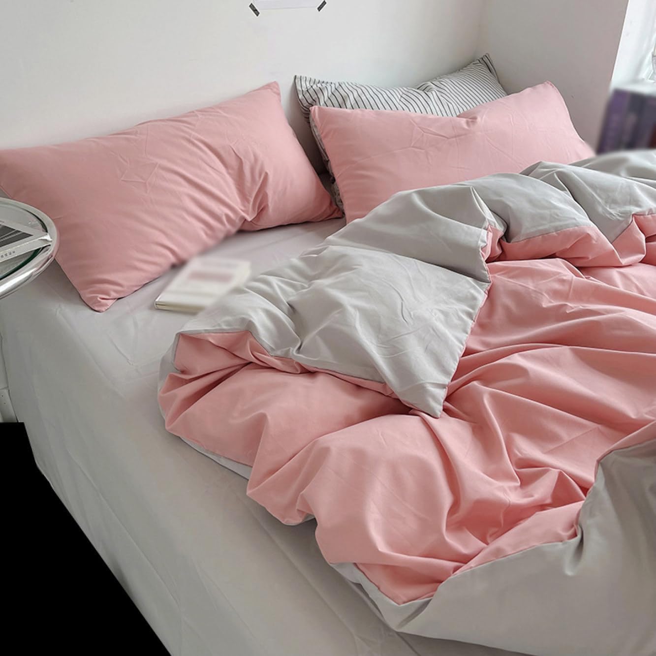 掛け布団カバー シングル チェック柄 春夏 掛け布団カバー シングル 17布団カバー 北欧 ベージュ 一人..