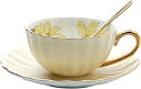 1客セット コーヒーカップ ソーサー ティーカップセット ボーンチャイナ ドリンクカップ 西洋風 食器 コーヒーマグ 来客 オフィス用 結婚式 ?影小物 クリスマス フルーツティー 紅茶 リーフティー
