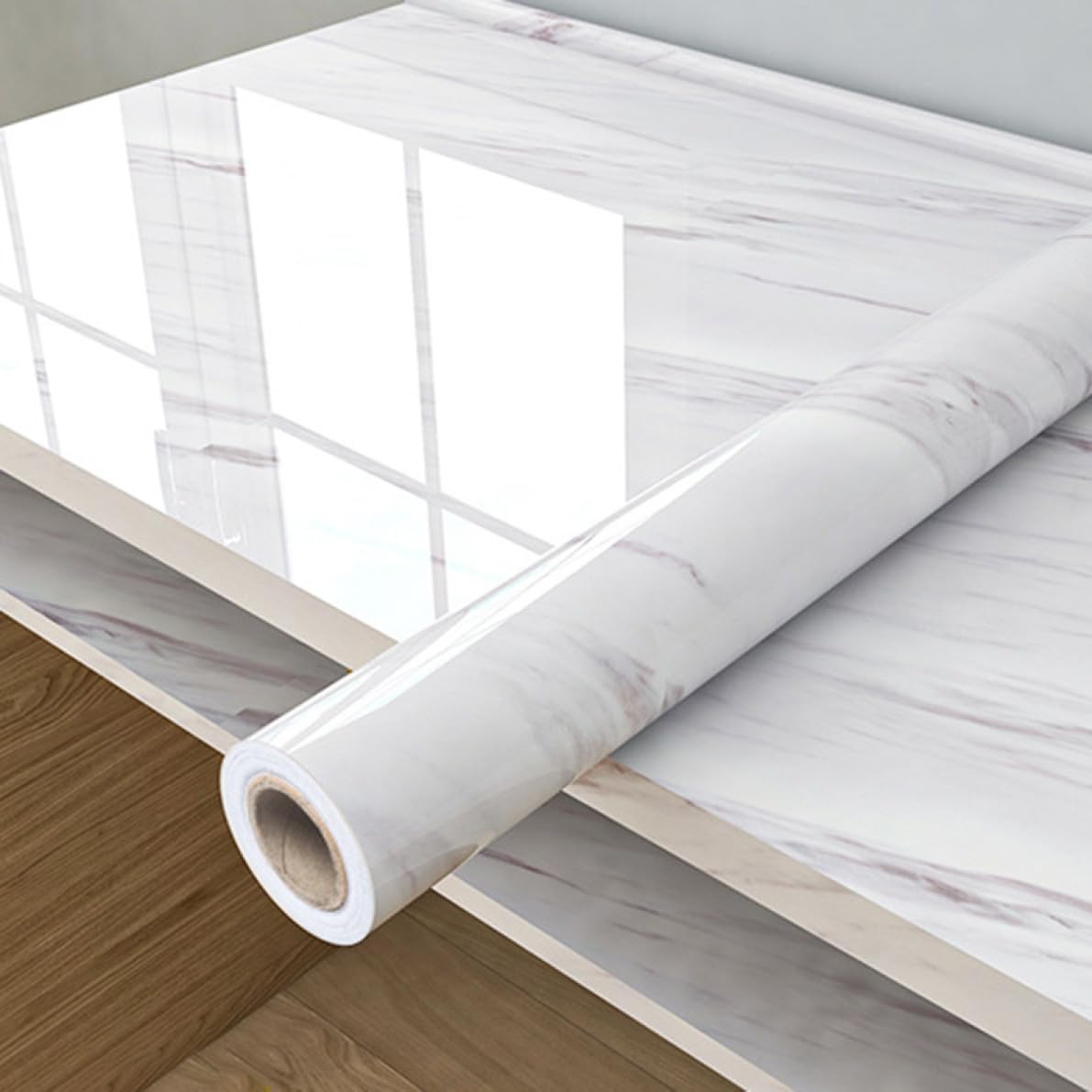 キッチン壁紙 はがせる壁紙 柄03 壁紙シール 大理石シート リフォームシート 剥がせる壁紙 60cm*5M ウォールステッカー カッティングシール ふすま紙 のり付き壁紙 リメイクシート diy 賃