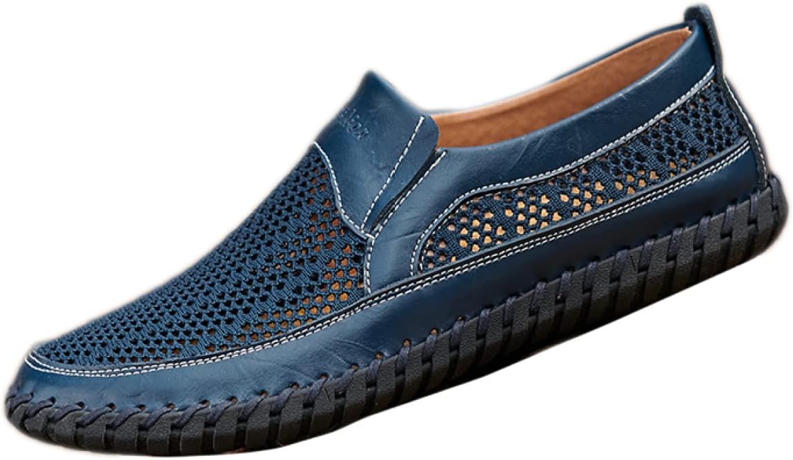 ローファー ドライビングシューズ メンズ 夏 カジュアル メッシュシューズ 軽量 スリッポン モカシン ウォーキングシューズ 紳士靴 サンダル 通気性 防臭 アウトドアサンダル キャンプ 滑りにくい