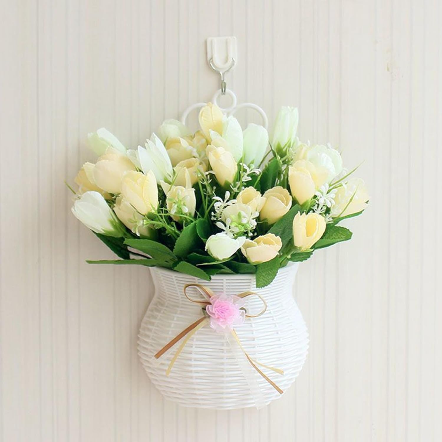 花瓶付き オンシジューム かべかけ 飾り花 北欧 部屋飾り 開店祝い 造花芸術 写真撮影 喫茶店 光触媒 本物そっくり 水やり不要 人工観葉植物 プレゼント 枯れない花 花瓶の造花 インテリア