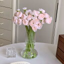 花瓶の造花 ボタン 本物そっくり 多頭 枯れない花 花束 オンシジューム インテリア 写真撮影 お祝い プレゼント 部屋飾り 喫茶店 装飾花 長持ち 水換え不要...