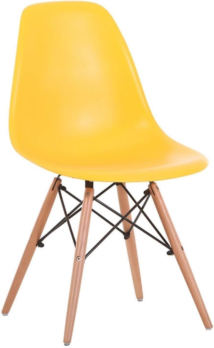 ダイニングチェア チェア チェアー シェルチェアー リビングチェアー 椅子 イス いす イエロー おしゃれ 北欧 家具 F*1 テレワーク 在宅勤務 組立簡単 ダイニングチェアー かわいい オシャレ