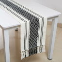 テーブルランナー 37*213cm つむぎリバーシブル テーブルセンター リバーシブル 布 おしゃれ かわいい モダン アジアン 和風 敬老の日 テーブルランナー ダマスク柄 ハンドメイド 黒 ゴール