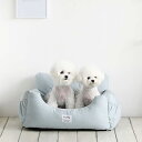 2WAYペット用ドライブボックス ペットキャリーバッグ 犬 猫用 設計 通気 防水 汚れ防止 洗濯可 全車種 ドライブベッド 小型犬 2匹用 ペット用 滑り止め...