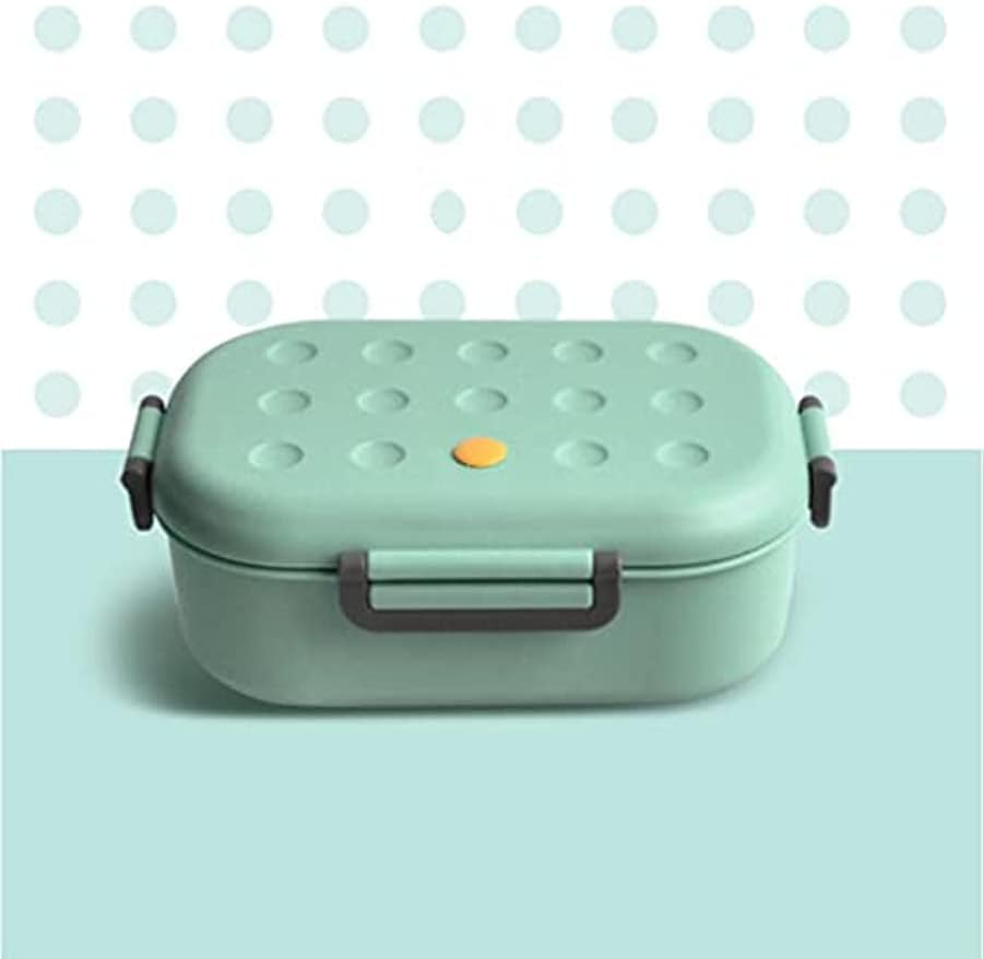 シンプル弁当箱 漏れ防止 携帯弁当箱 電子レンジ弁当箱 学生 サラリーマン 通勤 (グリーン 1350ml)