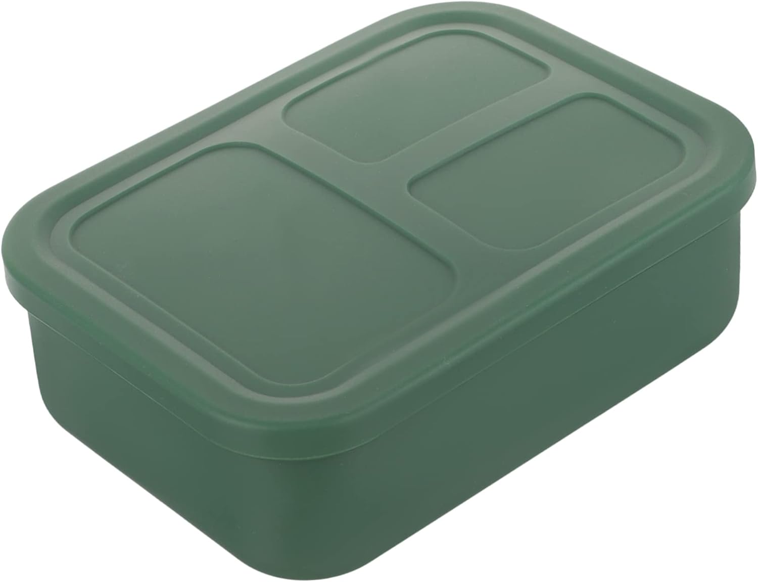 箱 子供の食品容器 密封された食品キャリア 幼児弁当 泡プレイマット 大人のお弁当 ティーバッグ用ティーキャニスター キッズランチボックス 密閉容器 Green シリカゲル(3)