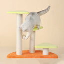 キャットタワー 人気 ミニ 麻 猫タワー 据え置き型 つめとぎ カシミアの表面 匂いなし 広い見晴らし 多頭飼い 転倒防止 安定性 省スペース 爪とぎ 可愛い コンパクト ハウス 玩具付き 遊び場 多